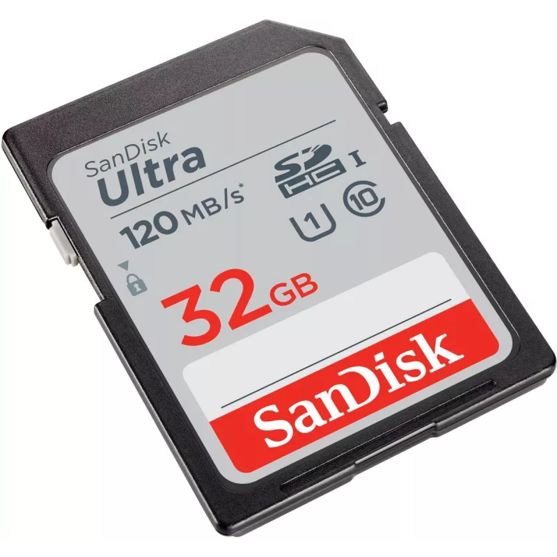 WESTERN DIGITAL SanDisk Ultra 32GB SDHC Memory Card Class 10 UHS-I 120MB/s 3pk (SDSDUN4-032G-GN6IM)