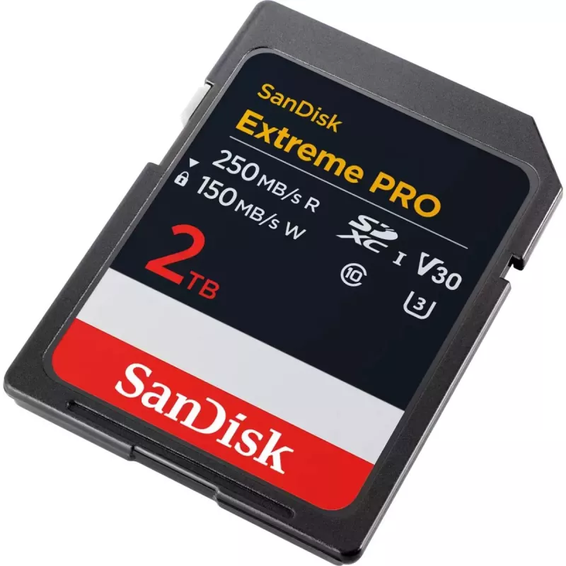 WESTERN DIGITAL Extreme PRO 2TB SDXC Memory Card 250MB/s 140MB/s UHS-I