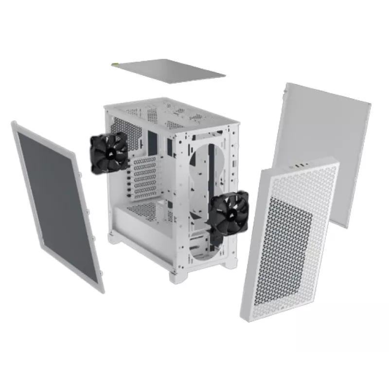 CORSAIR Mid-tower Pc Case - 3000d Airflow - White