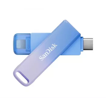 WESTERN DIGITAL SanDisk Creator Phone Drive - 256GB USB Stick - USB-C/Lightning - Blue