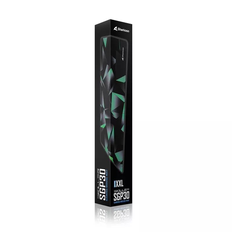 SHARKOON Gaming Mouse Pad Sgp30 - Black/ Green/ Grey