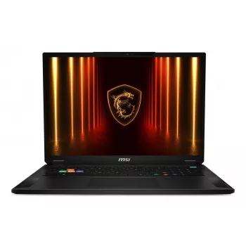 MSI Stealth 18 HX AI A2XWIG-042 Intel Core Ultra 9 275HX Laptop 45.7 cm (18 inch) UHD+ 64 GB DDR5-SDRAM 2 TB SSD NVIDIA GeForce RTX 5080 Wi-Fi 7 (802.11be) Windows 11 Pro Black