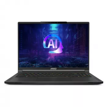 MSI Stealth A16 AI+ A3XWIG-043 AMD Ryzen AI 9 HX 370 Laptop 40.6 cm (16 inch) Quad HD+ 32 GB LPDDR5x-SDRAM 2 TB SSD NVIDIA GeForce RTX 5080 Wi-Fi 7 (802.11be) Windows 11 Home Black