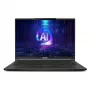 MSI Stealth A16 AI+ A3XWIG-043 AMD Ryzen AI 9 HX 370 Laptop 40.6 cm (16 inch) Quad HD+ 32 GB LPDDR5x-SDRAM 2 TB SSD NVIDIA GeForce RTX 5080 Wi-Fi 7 (802.11be) Windows 11 Home Black