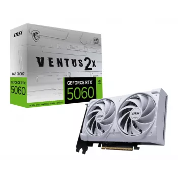Graphics card MSI GeForce RTX 5060 8 GB GDDR7, PCIe 5.0, 128-bit, 2527 MHz boost, 145 W, 4 displays
