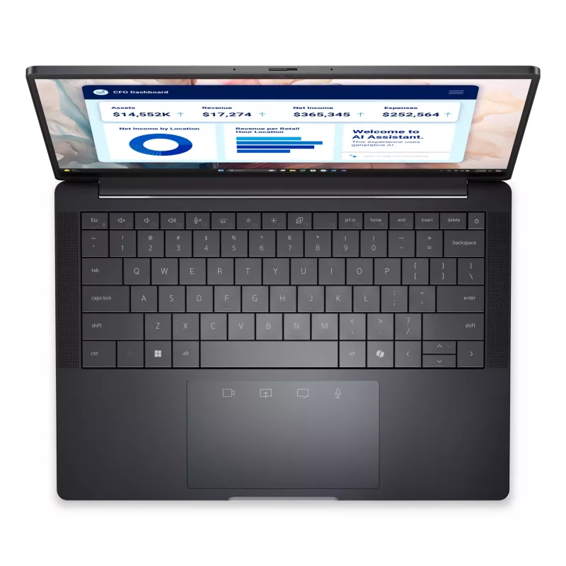 Laptop DELL Pro 13 Premium PA13250 13.3 inch Intel Core Ultra 7 16GB 512GB Intel Arc Windows 11 Pro