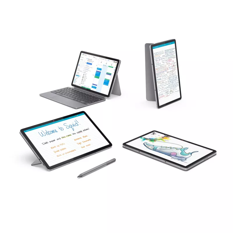 Lenovo Chromebook Duet 11M889 MediaTek Kompanio 838 27.8 cm (10.9 inch) Touchscreen WUXGA 8 GB LPDDR4x-SDRAM 128 GB eMMC Wi-Fi 6 (802.11ax) ChromeOS German Grey