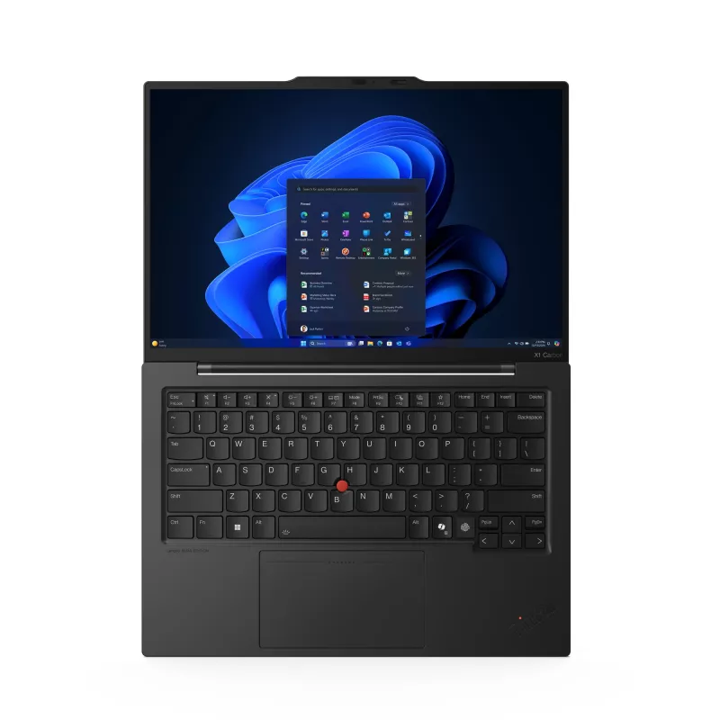 Lenovo ThinkPad X1 Carbon Gen 13 Aura Edition Intel Core Ultra 7 255U Laptop 35.6 cm (14 inch) WUXGA 32 GB LPDDR5x-SDRAM 1 TB SSD Wi-Fi 6E (802.11ax) Windows 11 Pro German Black