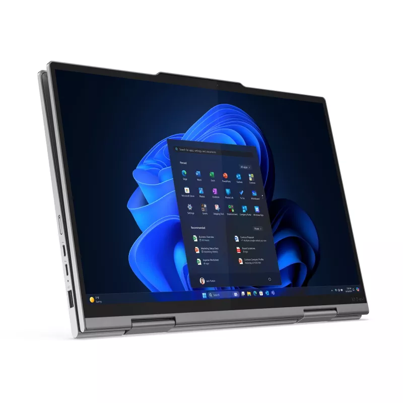 Lenovo ThinkPad X1 2-in-1 Gen 10 Aura Edition Copilot+ PC Intel Core Ultra 7 258V Hybrid (2-in-1) 35.6 cm (14 inch) Touchscreen 2.8K 32 GB LPDDR5x-SDRAM 1 TB SSD Wi-Fi 7 (802.11be) Windows 11 Pro German Grey
