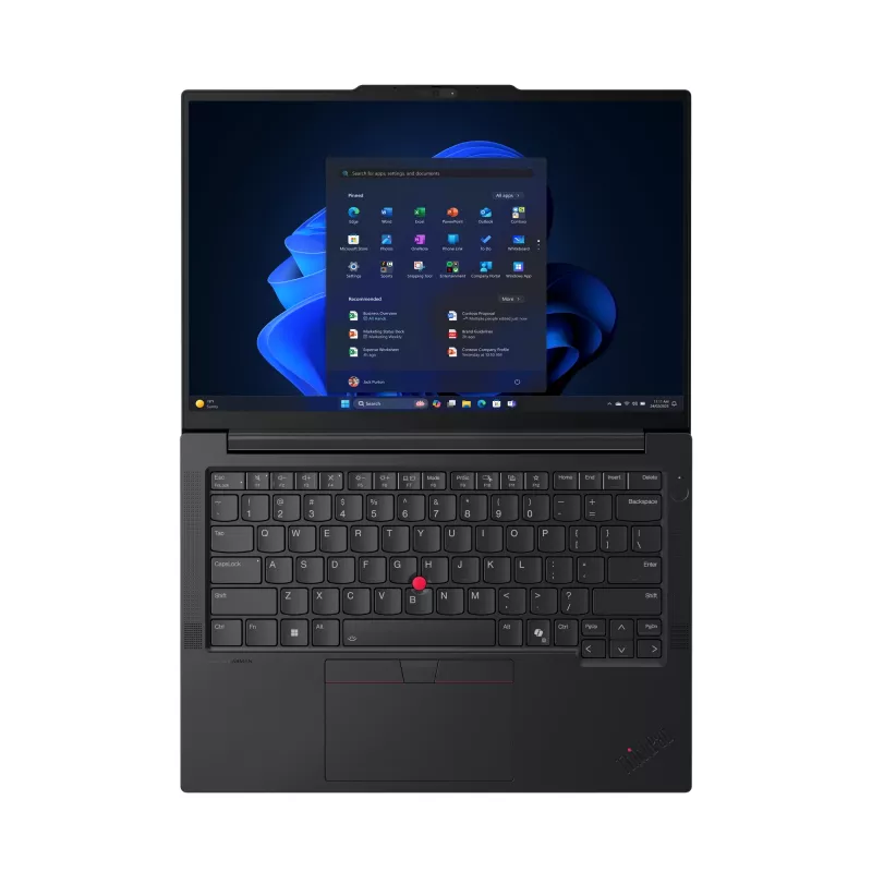 Lenovo ThinkPad E14 Gen 7 (AMD) AMD Ryzen™ 7 250 Laptop 35.6 cm (14 inch) WUXGA 32 GB DDR5-SDRAM 1 TB SSD Wi-Fi 6E (802.11ax) Windows 11 Pro German Black