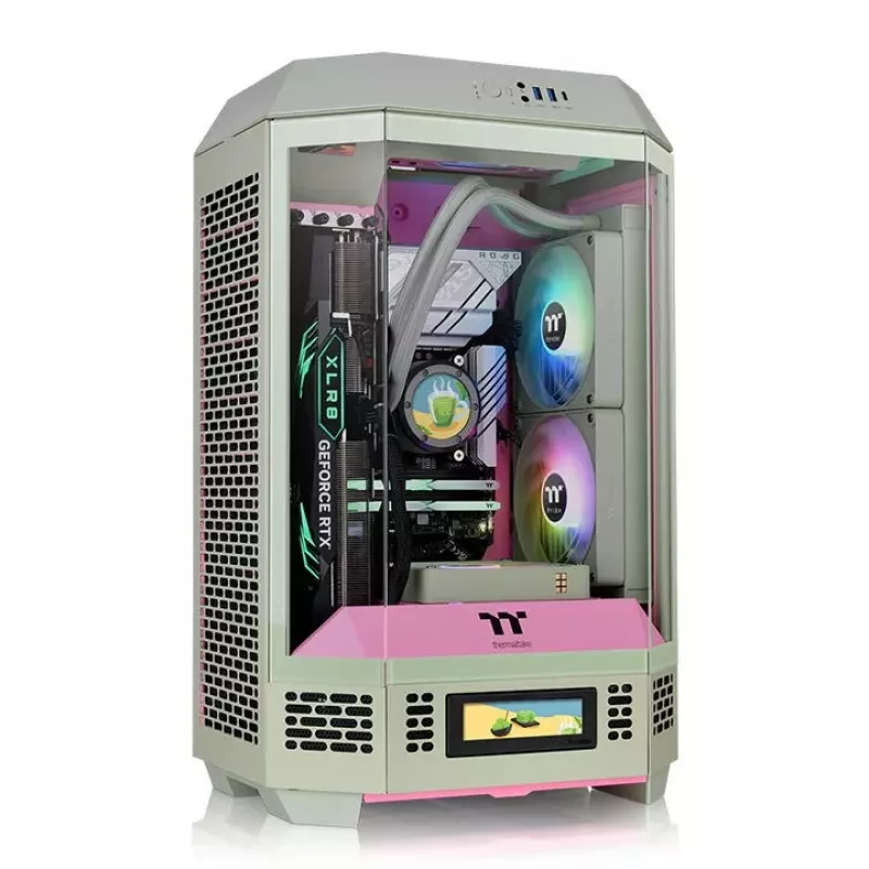 PC Case Thermaltake Tower 300 Matcha Plum Micro Tower