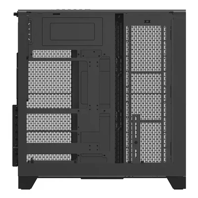 PC Case Thermaltake View 390 Air Midi Tower — Black, supports PS2 PSU, 3.5 inch HDD, 2.5 inch SSD, up to 200 mm front fans