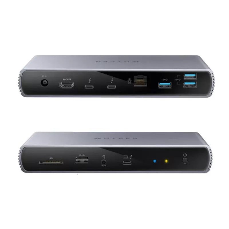Targus HDTB4D-EUZ laptop dock/port replicator Thunderbolt 4 Grey