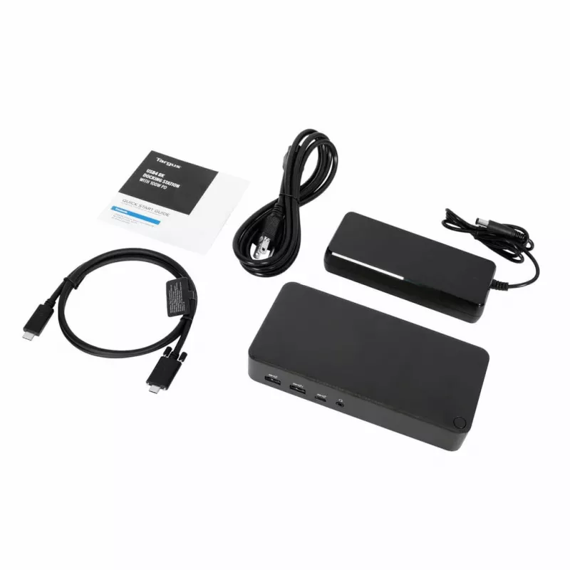 Targus DOCK460EUZ laptop dock/port replicator Wired USB4 Black
