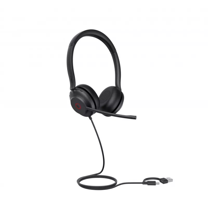 Yealink UH35 Dual UC USB-C/A Headset, Wired, 20 - 20000 Hz, Calls/Music, 139.5 g, Headset, Black