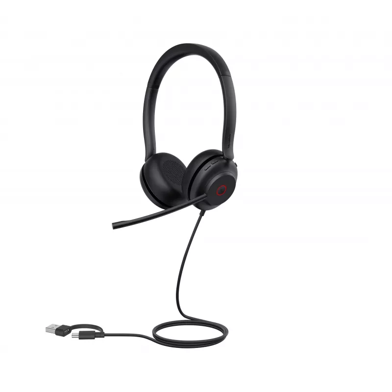 Yealink UH35 Dual UC USB-C/A Headset, Wired, 20 - 20000 Hz, Calls/Music, 139.5 g, Headset, Black