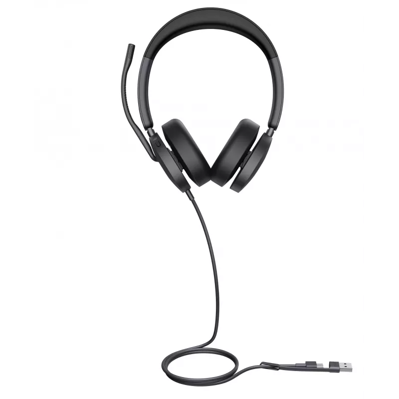 Yealink UH48 Dual Teams USB-C/A Headset, Wired, Calls/Music, 20 - 20000 Hz, 169 g, Headset, Black