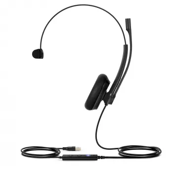 Yealink UH34 Lite Mono Teams Headset, Wired, 20 - 20000 Hz, Office/Call center, 84 g, Headset, Black
