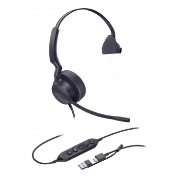 Yealink UH42 Mono Teams USB-C/A Headset, Wired, Calls/Music, 20 - 20000 Hz, 116 g, Headset, Black