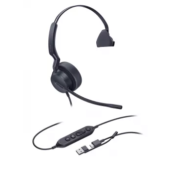 Yealink UH44 Mono Teams USB-C/A Headset, Wired, 20 - 20000 Hz, Office/Call center, 127 g, Headset, Black