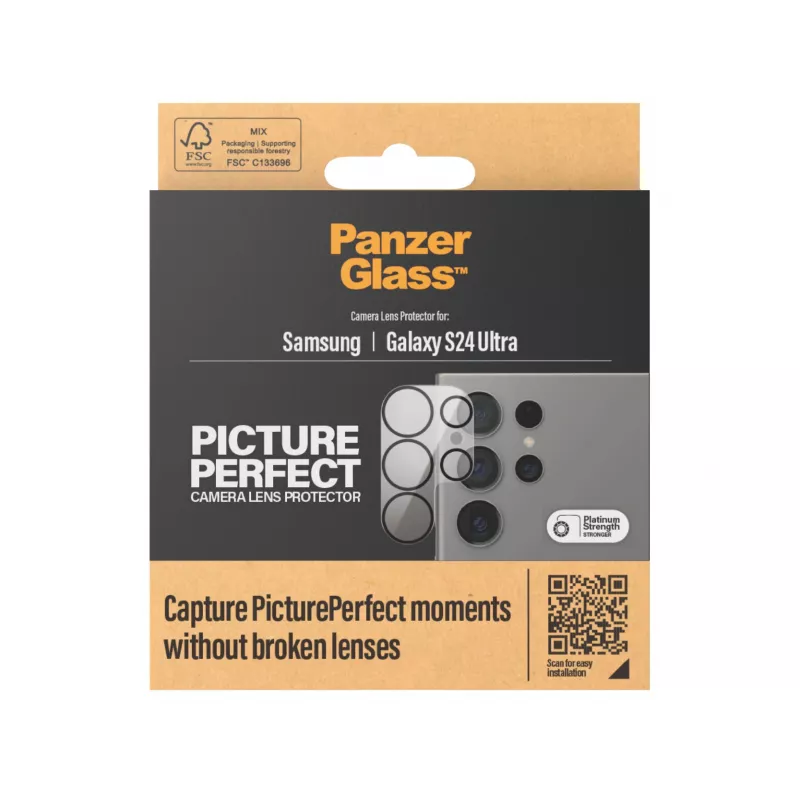 Camera Lens Protector PanzerGlass Samsung Galaxy S24 Ultra Scratch Shock Resistant