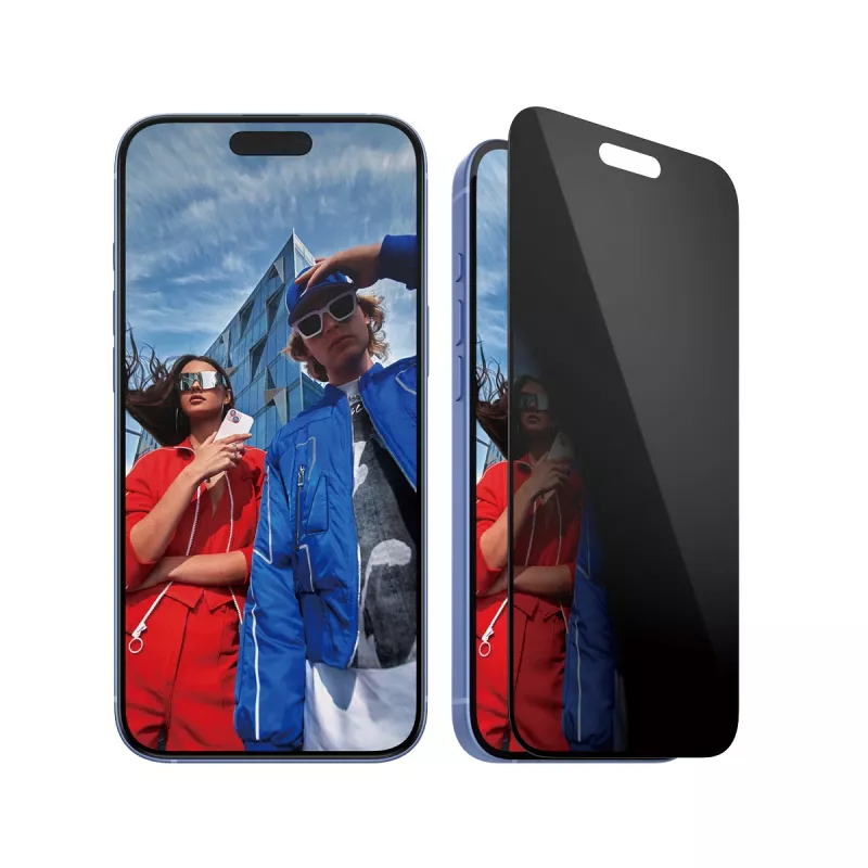 PanzerGlass ® Privacy Screen Protector iPhone 16 Plus | 15 Plus | Ultra-Wide Fit w. EasyAligner