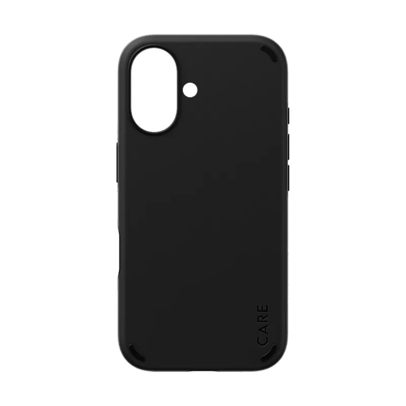 PanzerGlass CARE™ by ® Double Defense Case Black iPhone 16, Cover, Apple, Apple - iPhone 16, Black