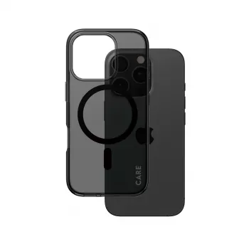 Cover PanzerGlass CARE by Flagship Case Urban Combat Smokey w. Black MagSafe iPhone '24 6.3 inch Pro