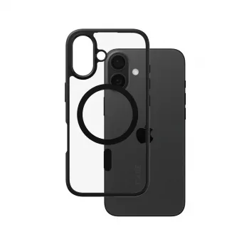 PanzerGlass CARE™ by ® Urban Combat Case Transparent w. Black Frame & MagSafe iPhone 16