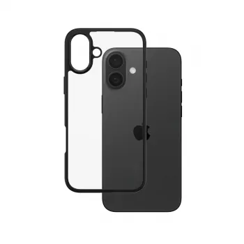 PanzerGlass CARE™ by ® Urban Combat Case Transparent w. Black Frame iPhone 16 Plus