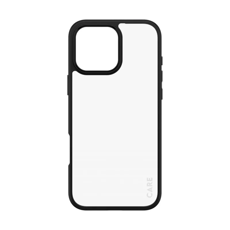 PanzerGlass CARE™ by ® Urban Combat Case Transparent w. Black Frame iPhone 16 Pro Max