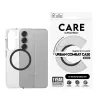 PanzerGlass CARE™ by ® Urban Combat Case Transparent w. Black Qi Compatible Samsung Galaxy S25