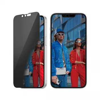 PanzerGlass ® Privacy Screen Protector iPhone 17e | 16e | 14 | 13 | 13 Pro | Ultra-Wide Fit w. EasyAligner