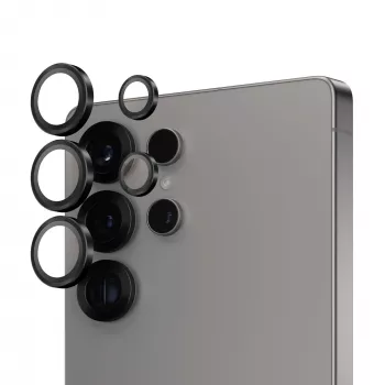 PanzerGlass ® Hoops® Camera Lens Protector Black Samsung Galaxy S25 Ultra