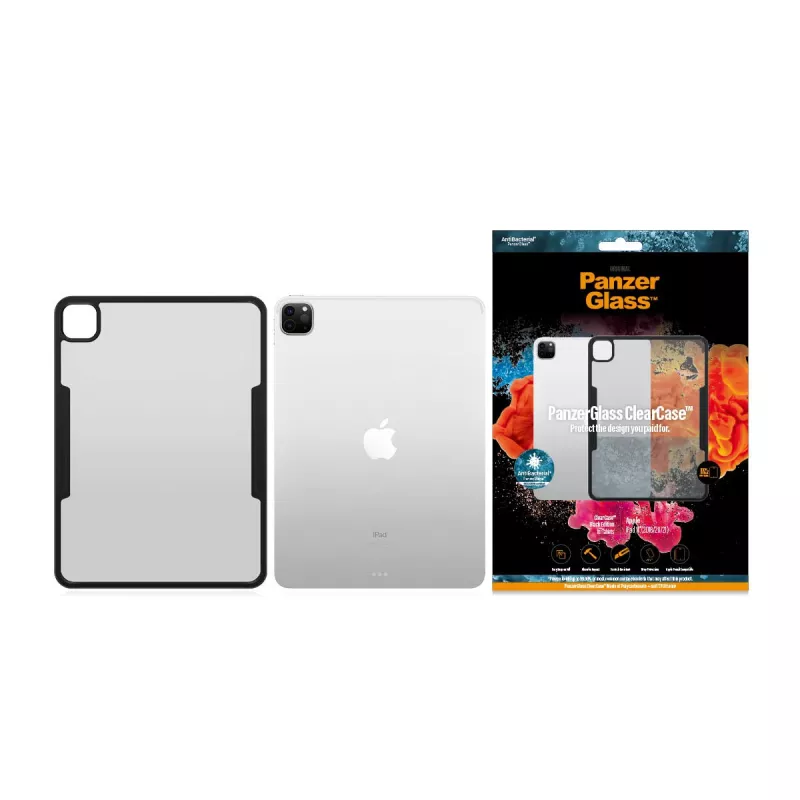 PanzerGlass ® ClearCase™ iPad Pro 11″ (2018, 2020-2022), Cover, Apple, Apple - iPad Pro 11″, 27.9 cm (11 inch), Black