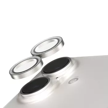 Camera Lens Protector PanzerGlass SAFE. by Glitter Silver iPhone '24 6.1 inch | 6.7 inch