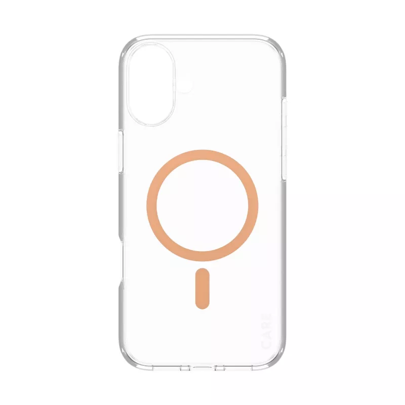 PanzerGlass CARE™ by ® Urban Combat Case Transparent w. Peachy MagSafe iPhone 16 Plus