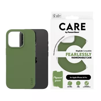 Cover PanzerGlass CARE by ® Fashionable Case Green w. MagSafe iPhone '24 6.3 inch Pro