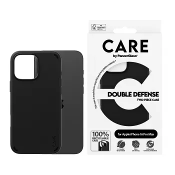 Cover PanzerGlass CARE by ® Feature Case Double Defense Black iPhone '24 6.9 inch Pro