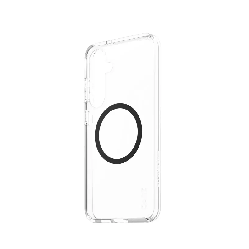 PanzerGlass CARE™ by ® Urban Combat Case Transparent w. Black Qi Compatible Samsung Galaxy S25+
