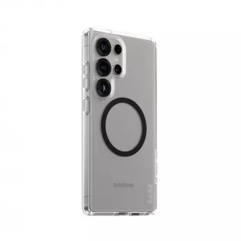 PanzerGlass CARE™ by ® Urban Combat Case Transparent w. Black Qi Compatible Samsung Galaxy S25 Ultra