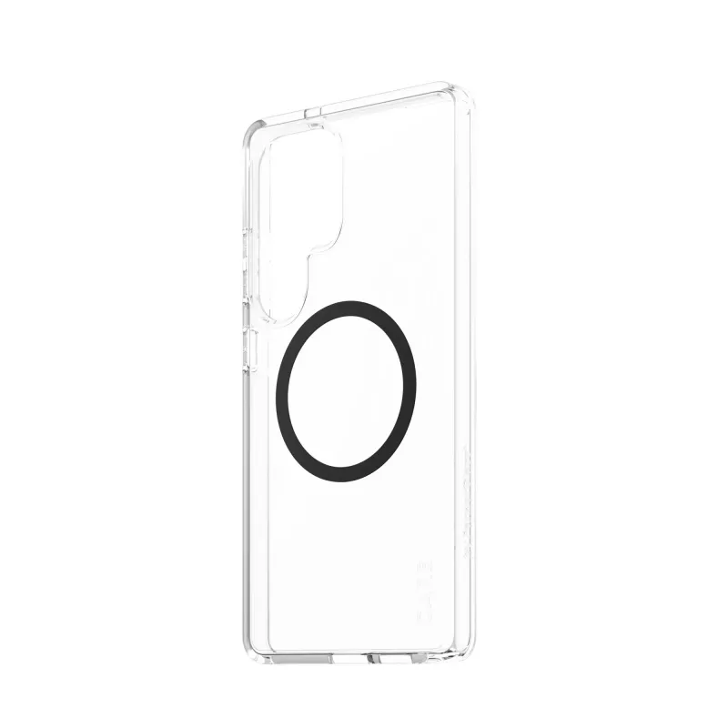 PanzerGlass CARE™ by ® Urban Combat Case Transparent w. Black Qi Compatible Samsung Galaxy S25 Ultra