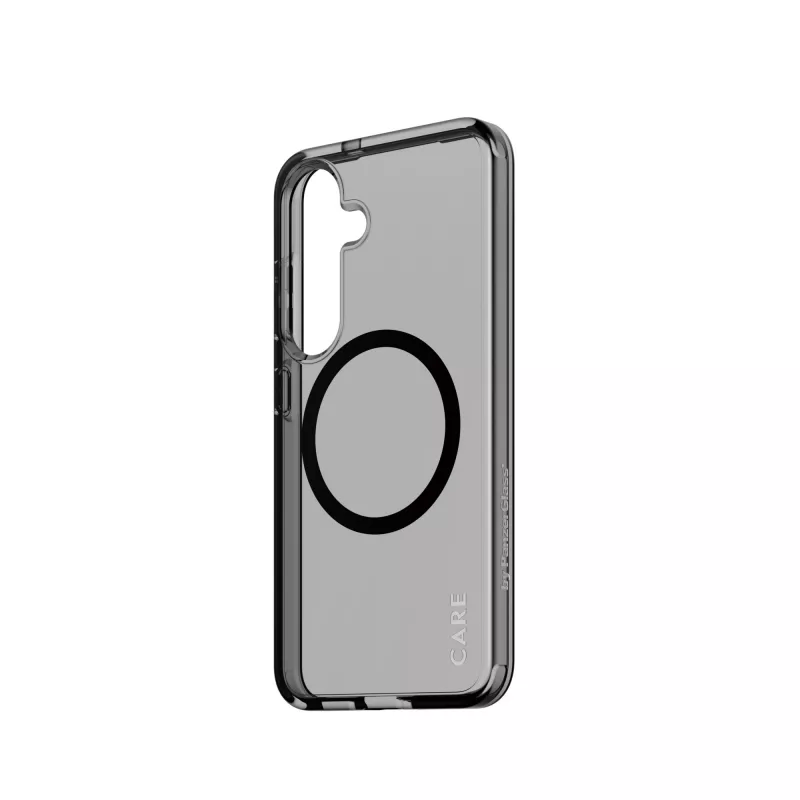PanzerGlass CARE™ by ® Urban Combat Case Smokey w. Black Qi Compatible Samsung Galaxy S25