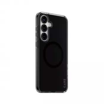 PanzerGlass CARE™ by ® Urban Combat Case Smokey w. Black Qi Compatible Samsung Galaxy S25+
