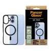 PanzerGlass ® HardCase Transparent w. Black MagSafe & Frame iPhone 16