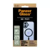 PanzerGlass ® HardCase Transparent w. Black MagSafe & Frame iPhone 16