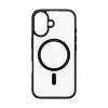 PanzerGlass ® HardCase Transparent w. Black MagSafe & Frame iPhone 16