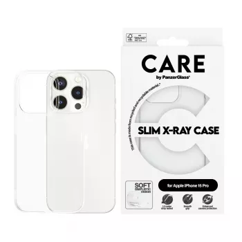 PanzerGlass CARE™ by ® X-Ray Case iPhone 15 Pro, Cover, Apple, Apple - iPhone 15 Pro, Transparent