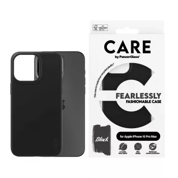 Cover PanzerGlass CARE by Fashionable Case Black iPhone 15 Pro Max