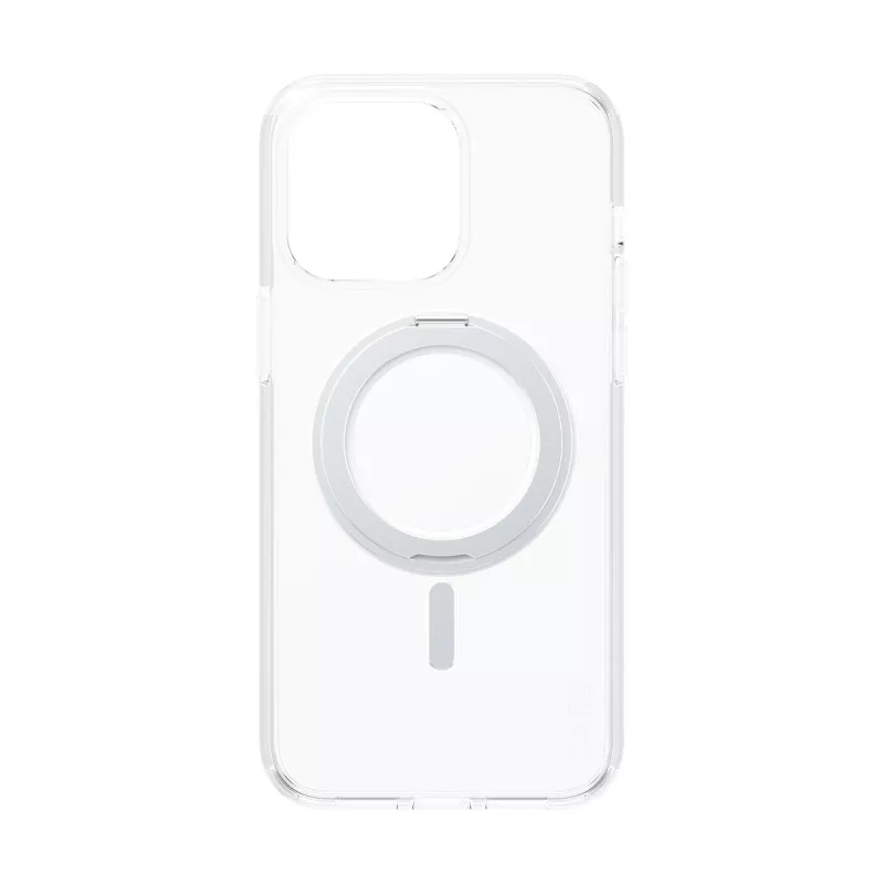 PanzerGlass CARE™ by ® Case Transparent w. Silver Kickstand & MagSafe iPhone 15 Pro Max